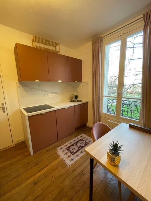 Studio Art Deco : Proche Paris Ivry-sur-Seine Exterior foto