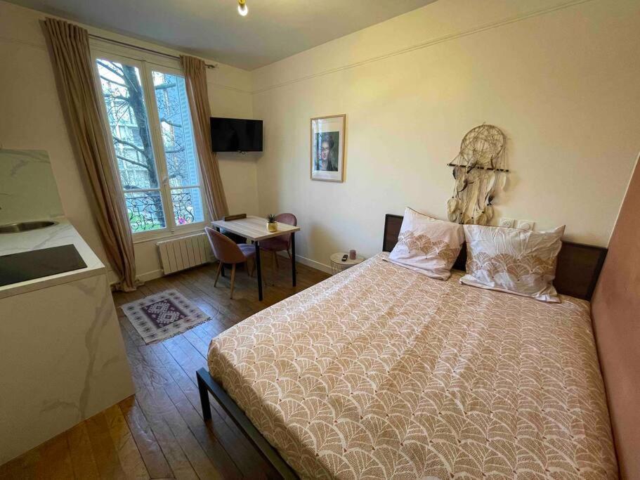 Studio Art Deco : Proche Paris Ivry-sur-Seine Exterior foto